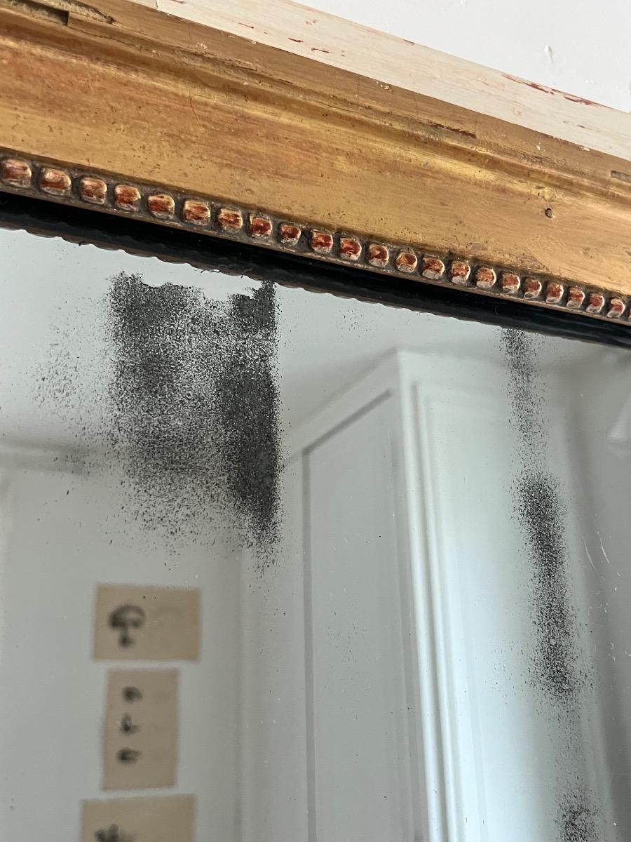 Important miroir XVIIIème mercure 