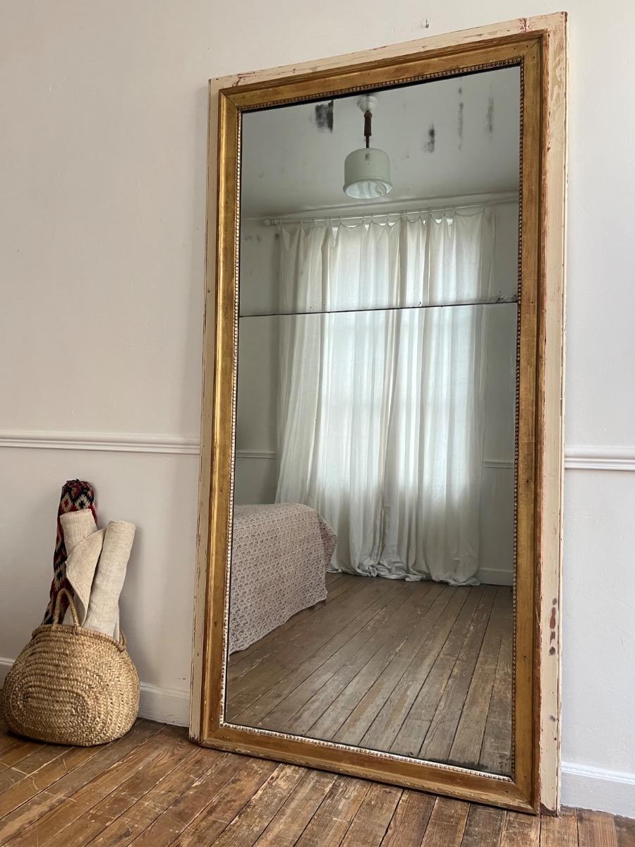 Important miroir XVIIIème mercure 