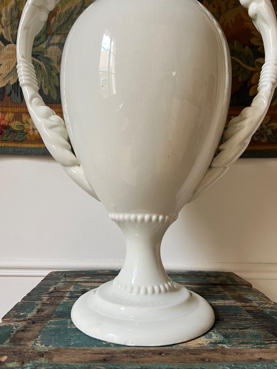 Grand vase néoclassique amphore XIXème