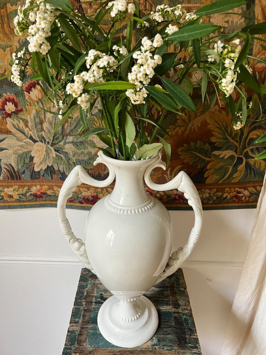 Grand vase néoclassique amphore XIXème