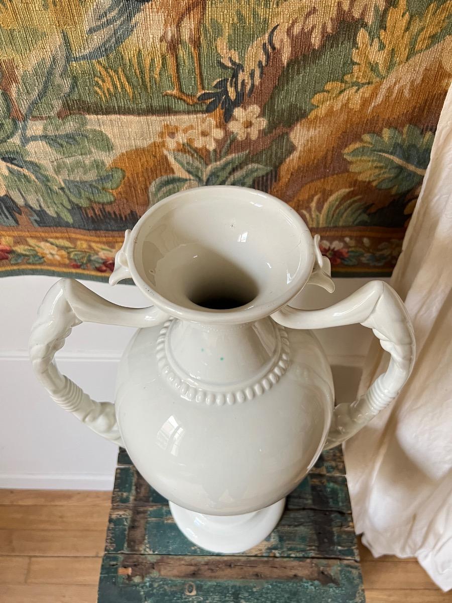 Grand vase néoclassique amphore XIXème