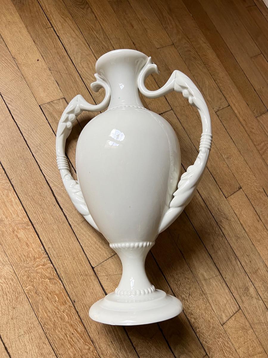 Grand vase néoclassique amphore XIXème