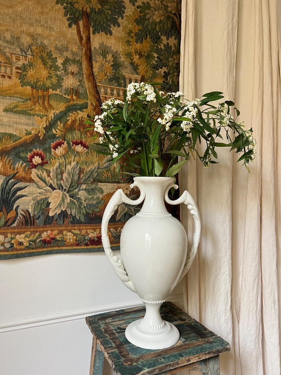 Grand vase néoclassique amphore XIXème