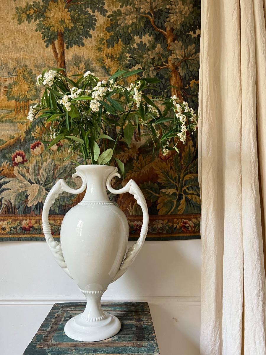 Grand vase néoclassique amphore XIXème