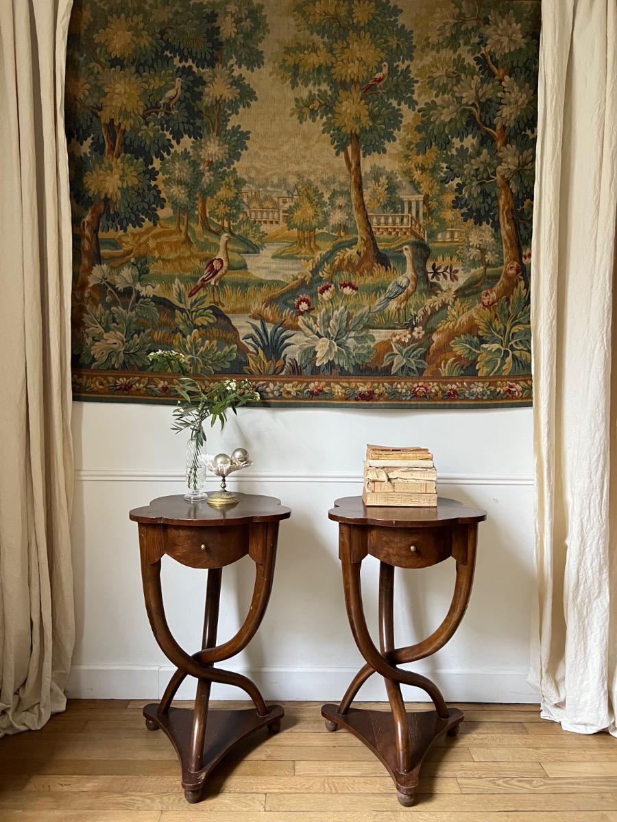 Paire de guéridons de style Biedermeier