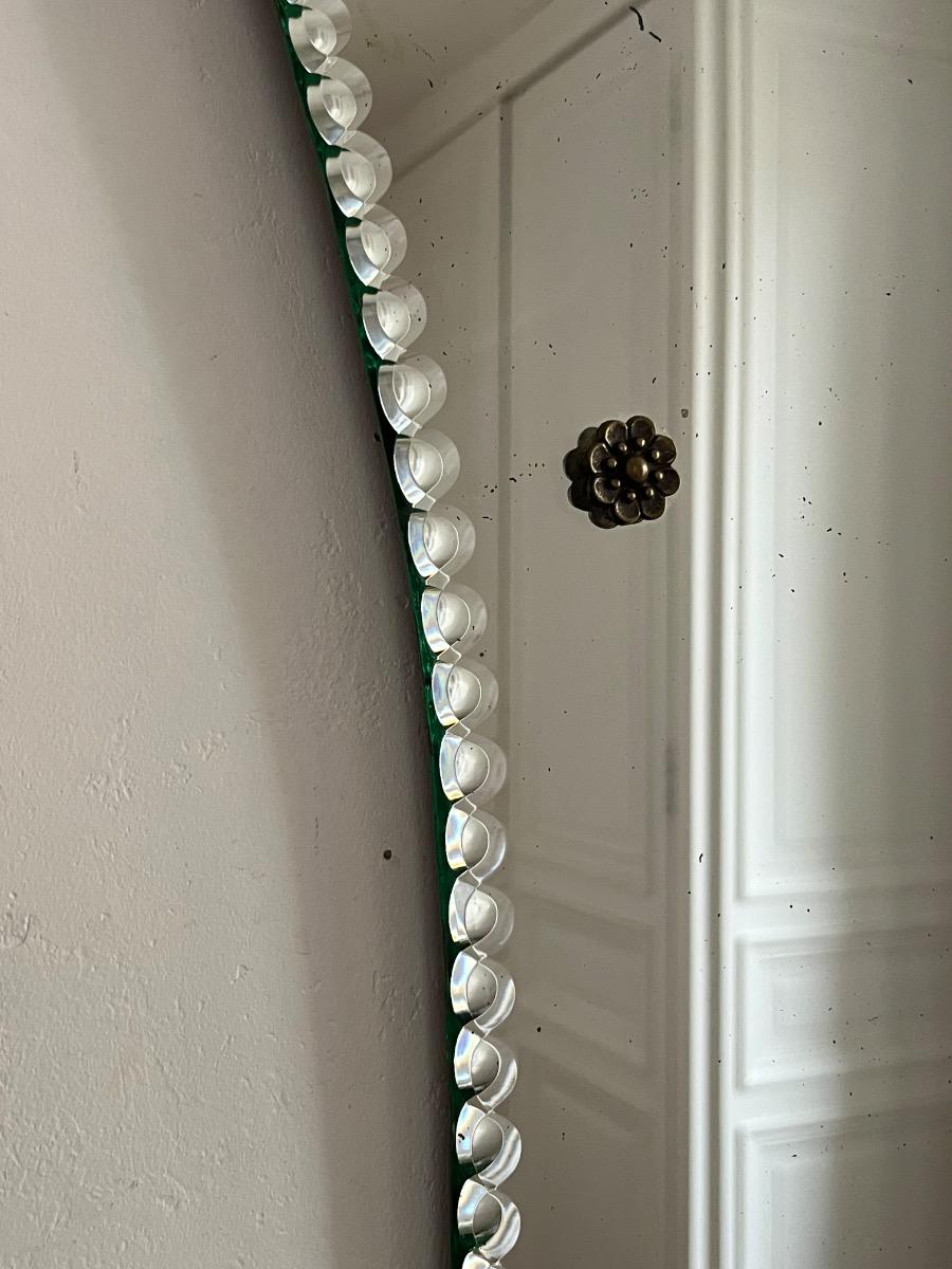 Miroir biseau à onglets 1960