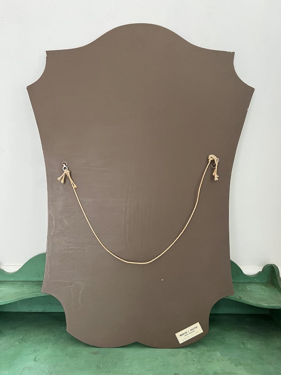 Miroir biseau à onglets 1960