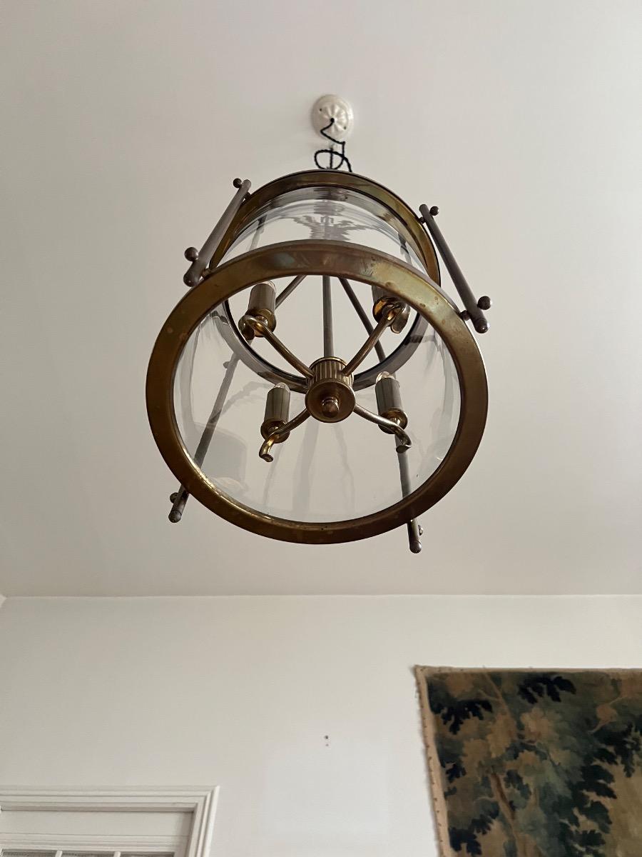 Lanterne bronze de style néoclassique 1940