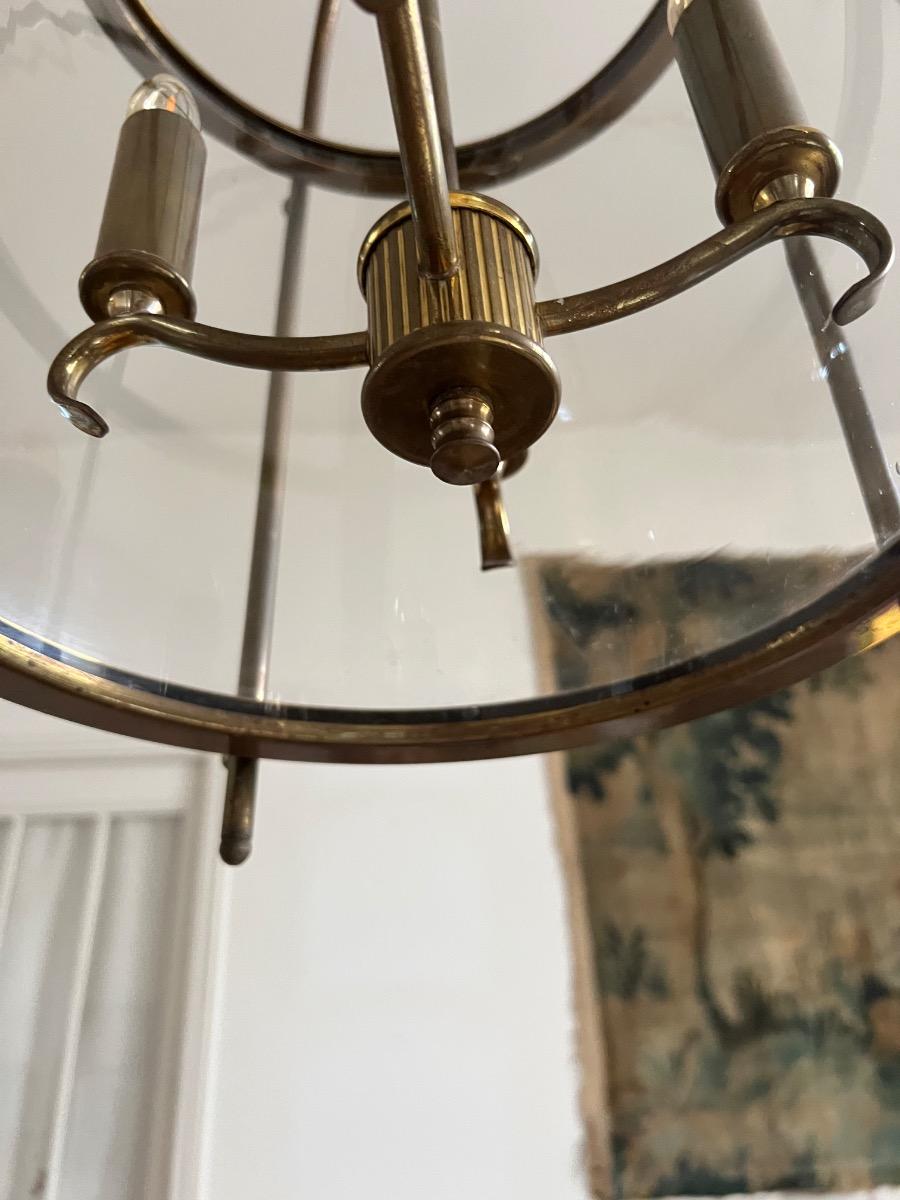 Lanterne bronze de style néoclassique 1940