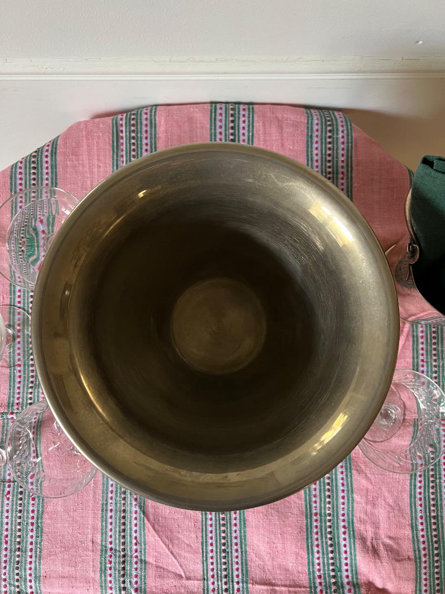 Seau à champagne décor passementerie 1940