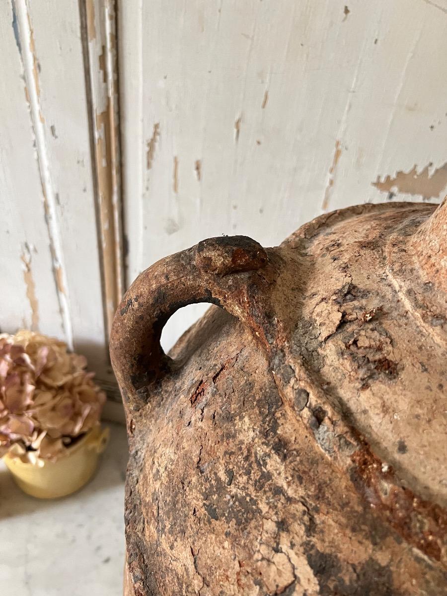 Importante jarre à huile terre cuite XVIIIème