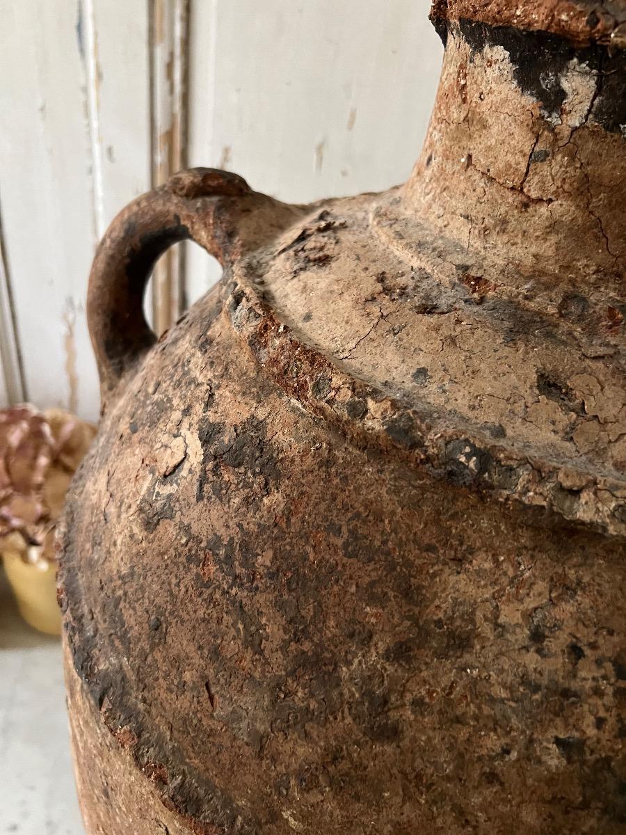 Importante jarre à huile terre cuite XVIIIème
