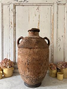 Importante jarre à huile terre cuite XVIIIème