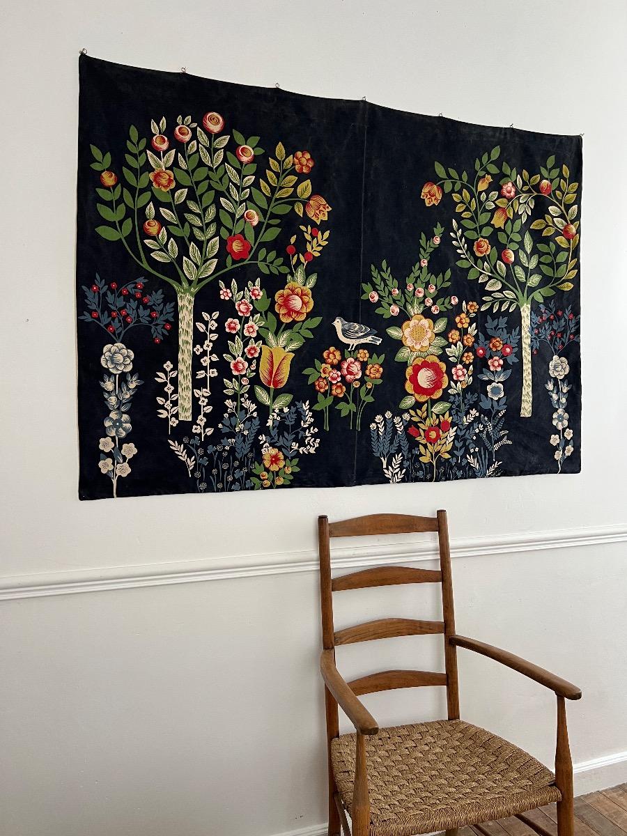 Tenture murale Jacqueline Humbert 1960