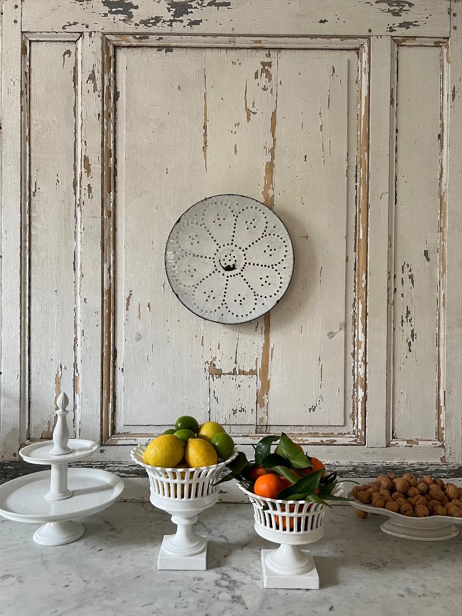 2 coupes à fruits porcelaine 1880