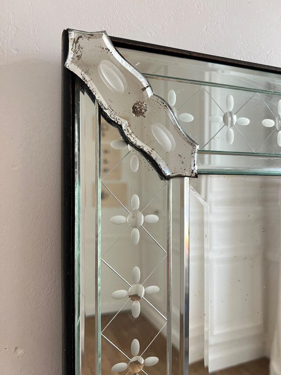 Miroir de style vénitien 1940