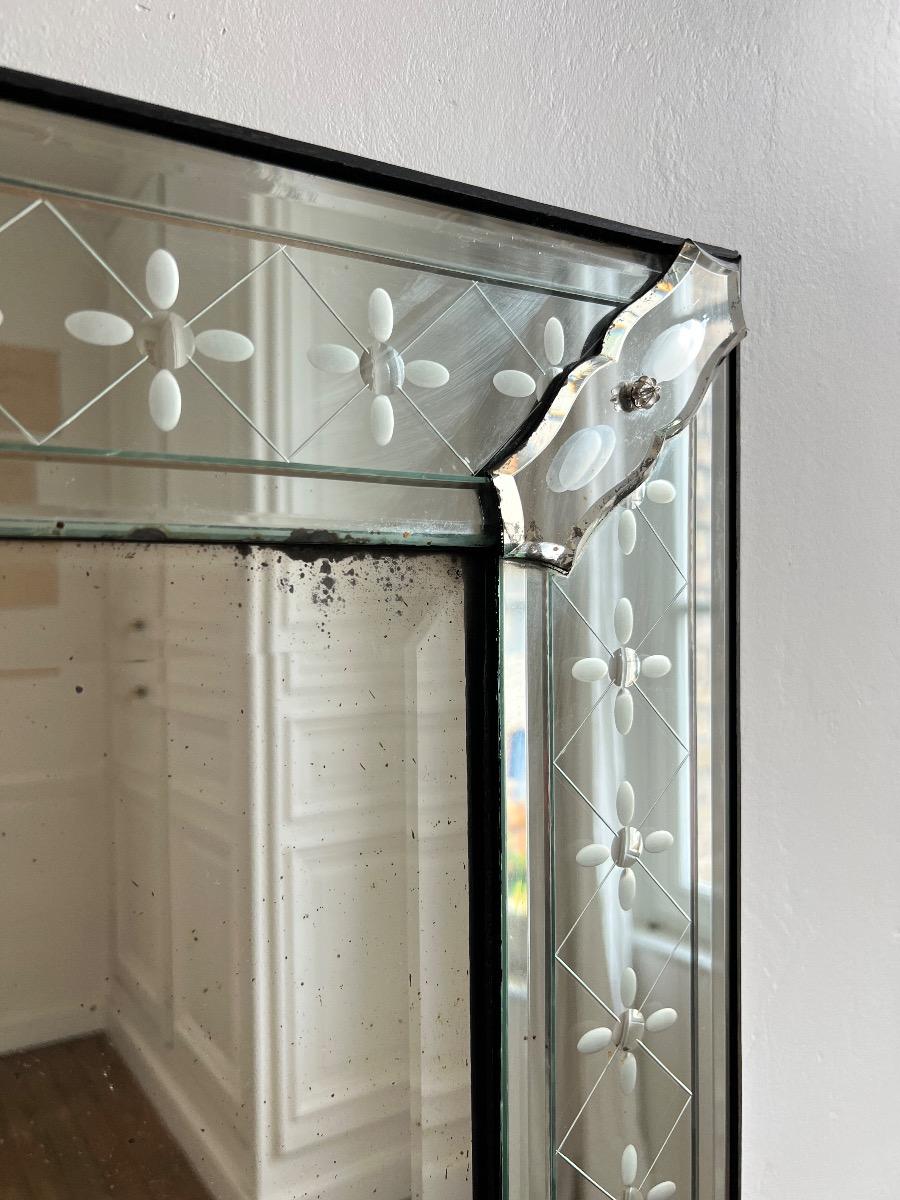 Miroir de style vénitien 1940