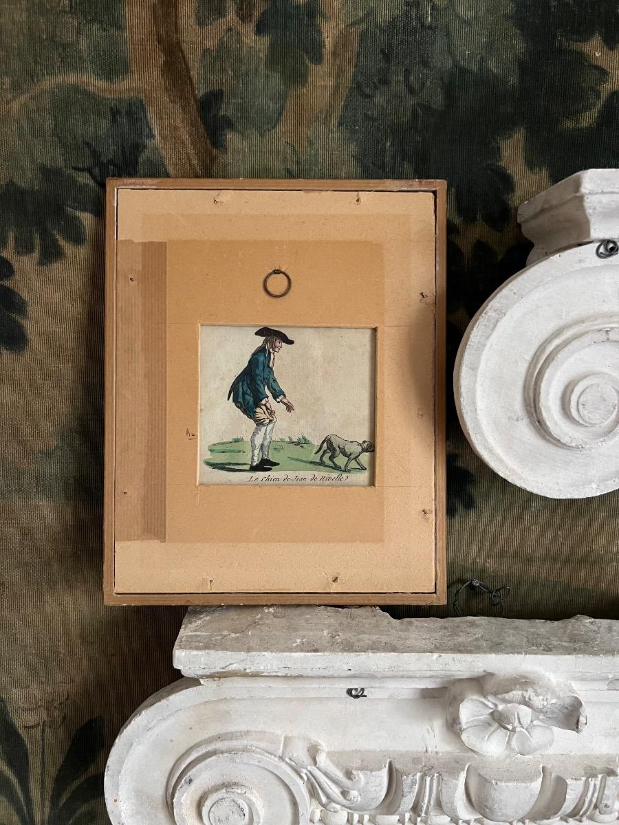 Gravure encadrée 1880