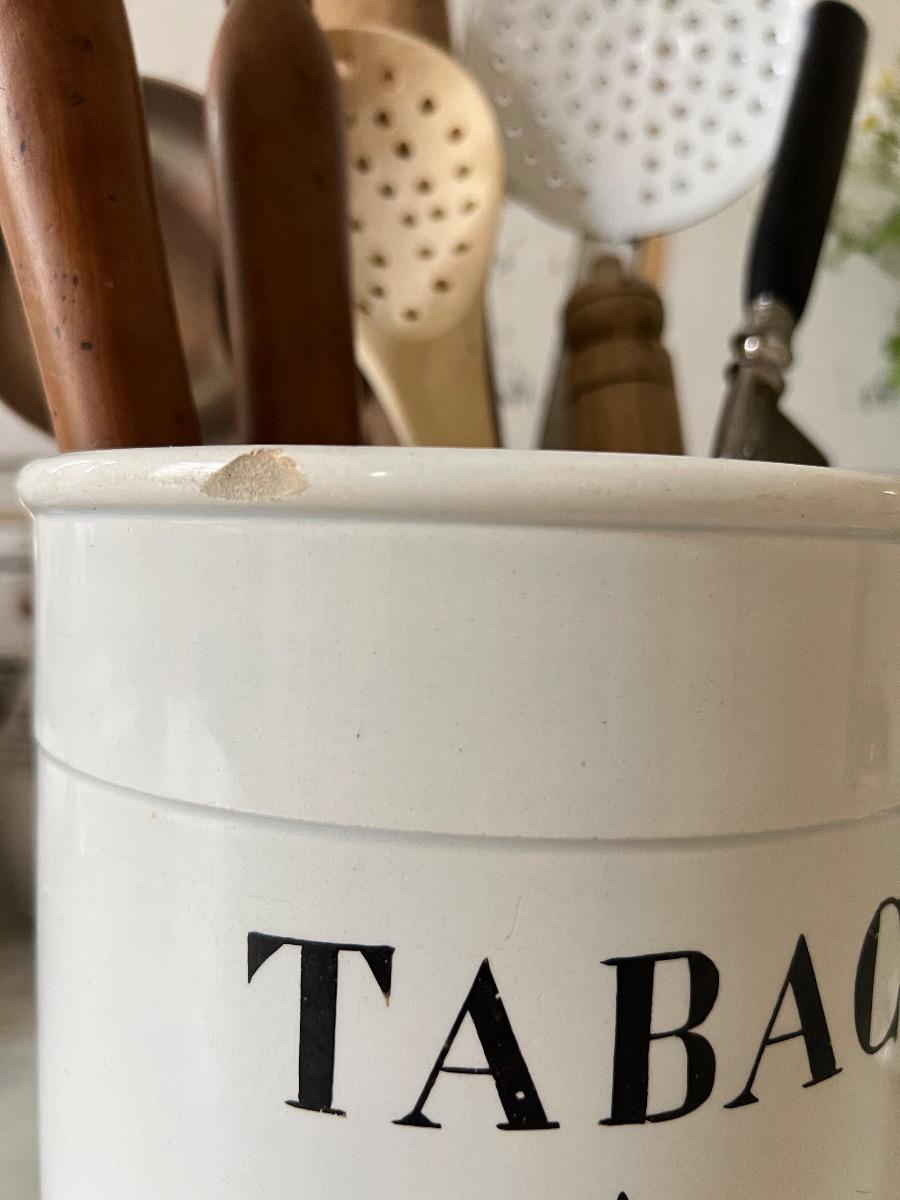 Pot à tabac Creil & Montereau 1880