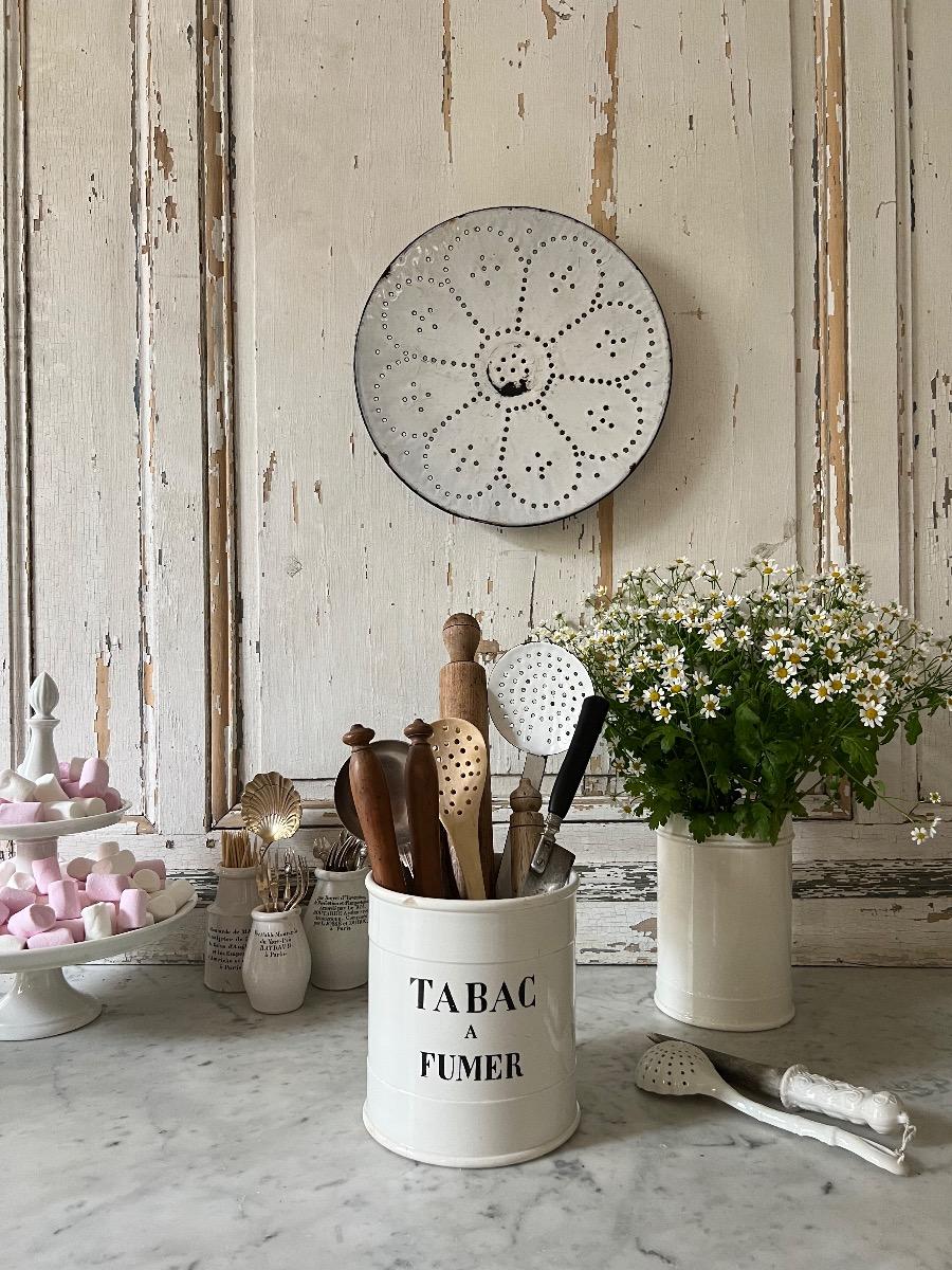 Pot à tabac Creil & Montereau 1880