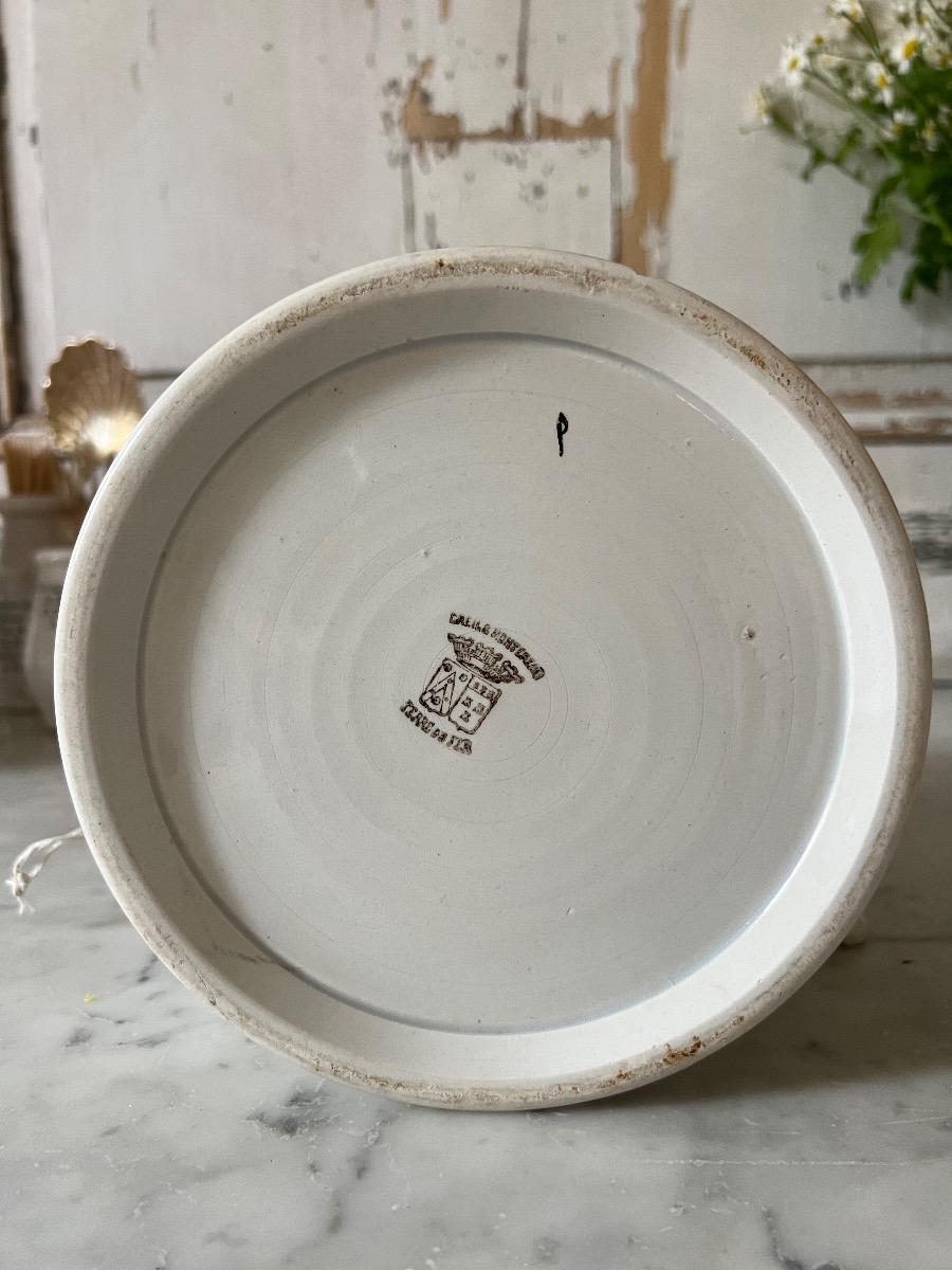 Pot à tabac Creil & Montereau 1880