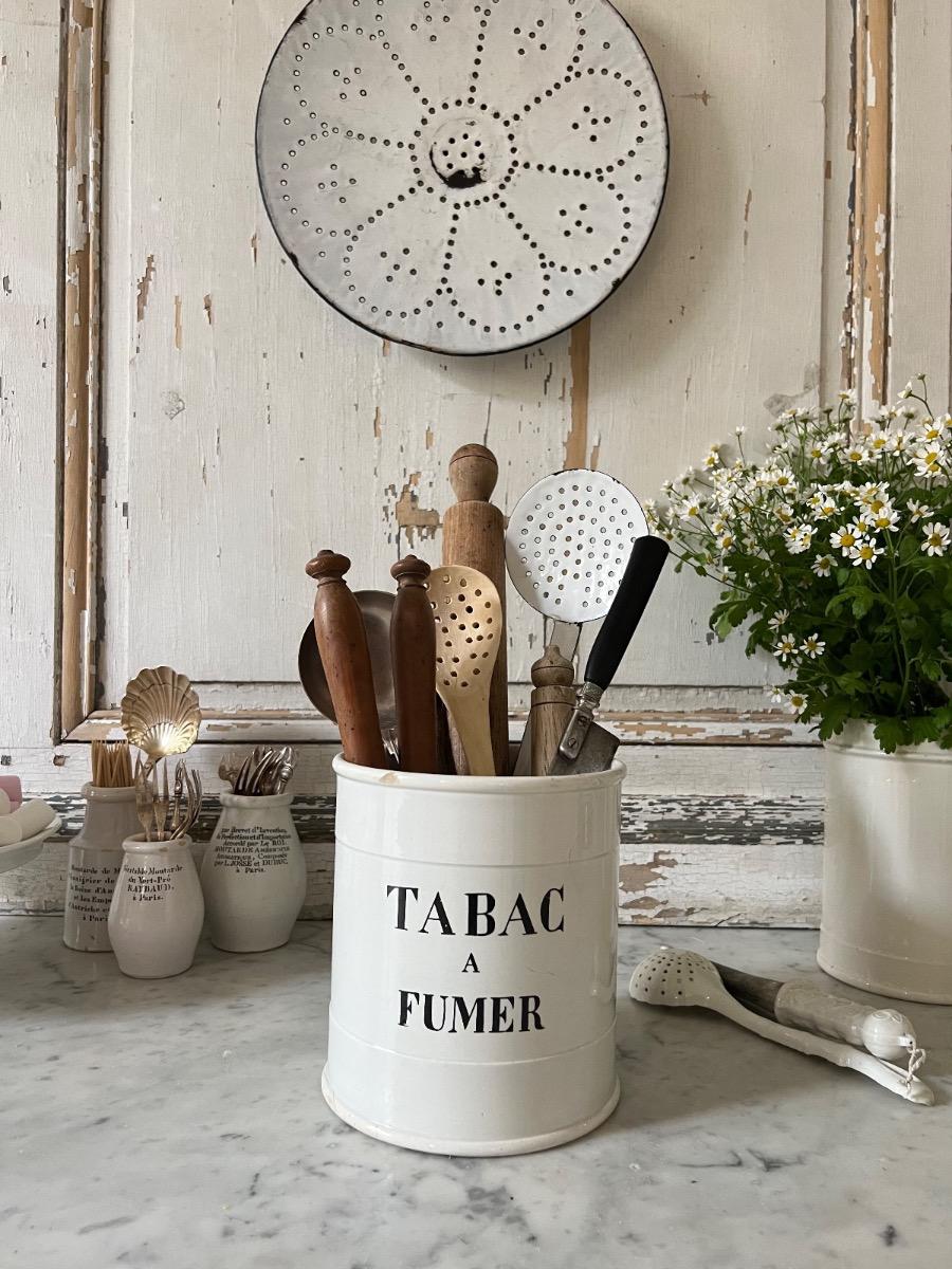 Pot à tabac Creil & Montereau 1880