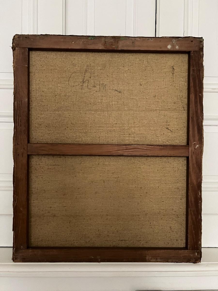 Huile sur toile, nature morte, 1940