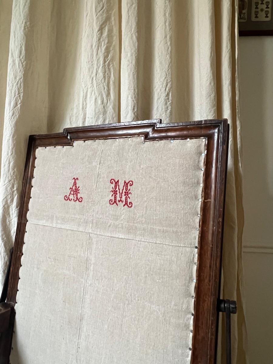 Fauteuil à crémaillère XVIIIème noyer