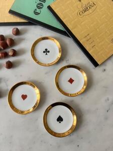 Set 4 coupelles porcelaine Limoges 1960