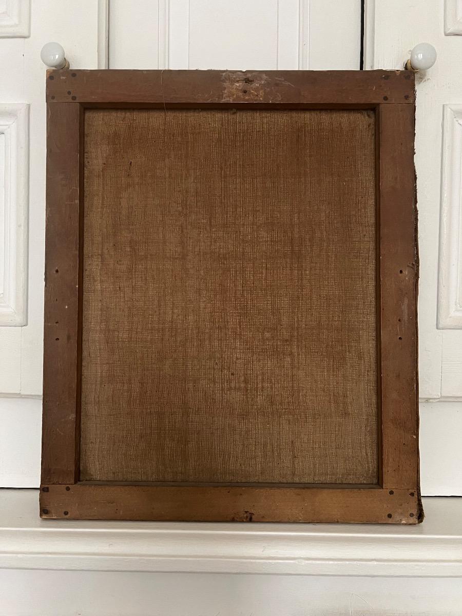 Huile sur toile XIXème portrait