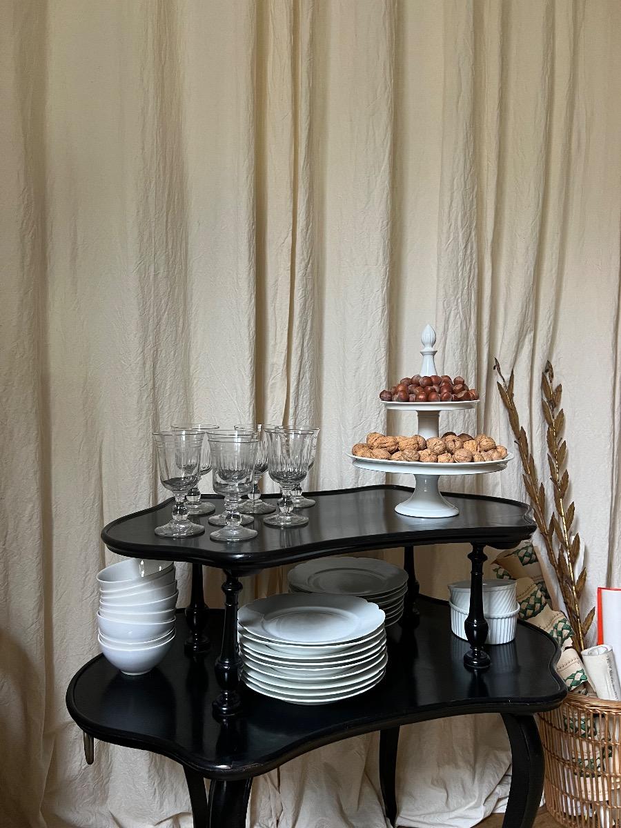 Table à thé / desserte Nap III