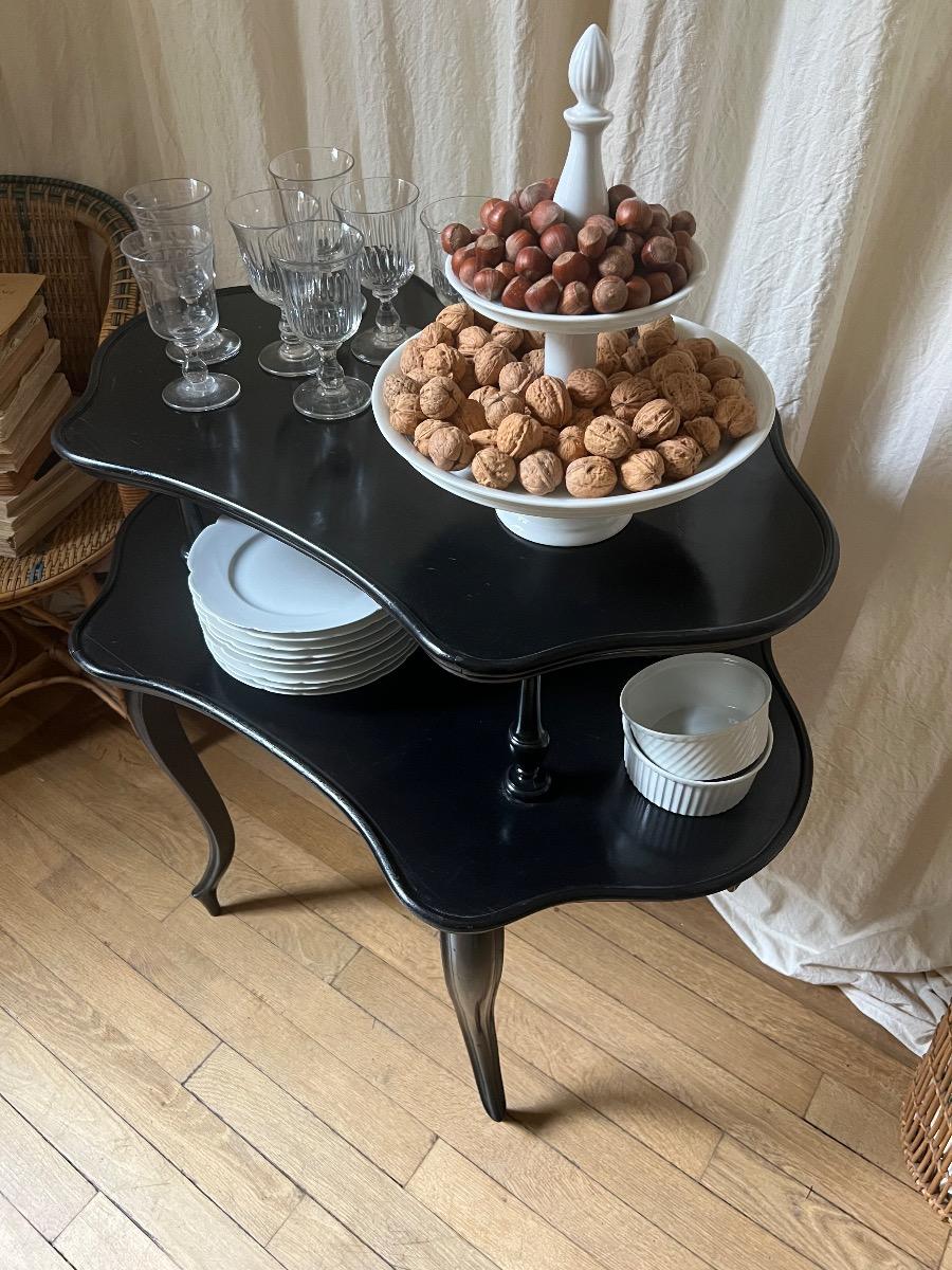 Table à thé / desserte Nap III