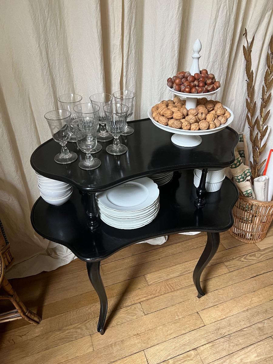 Table à thé / desserte Nap III