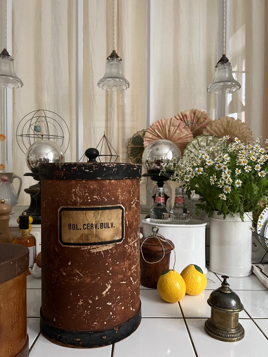 Set de 3 pots d’apothicaire 1880