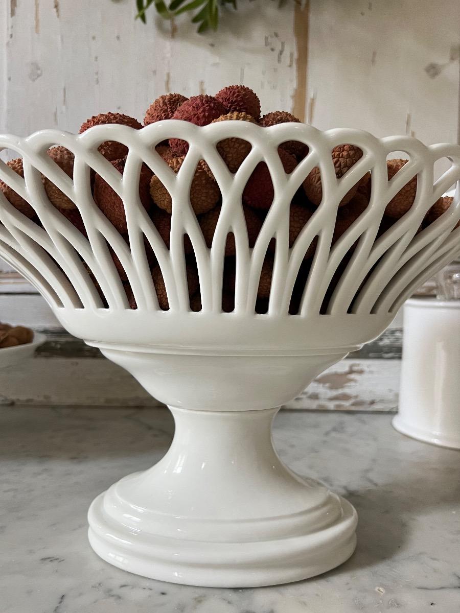 Large coupe oblongue XIXème Vieux Paris