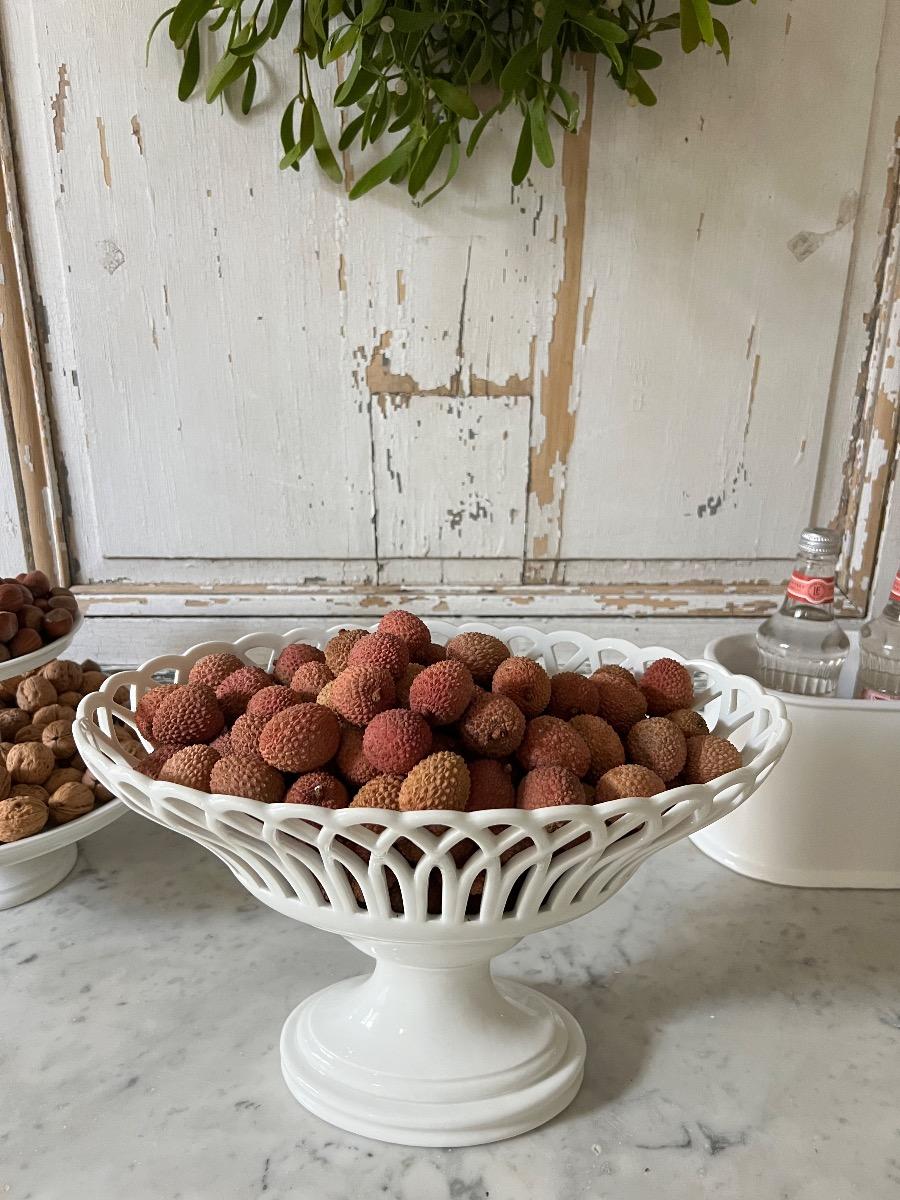 Large coupe oblongue XIXème Vieux Paris