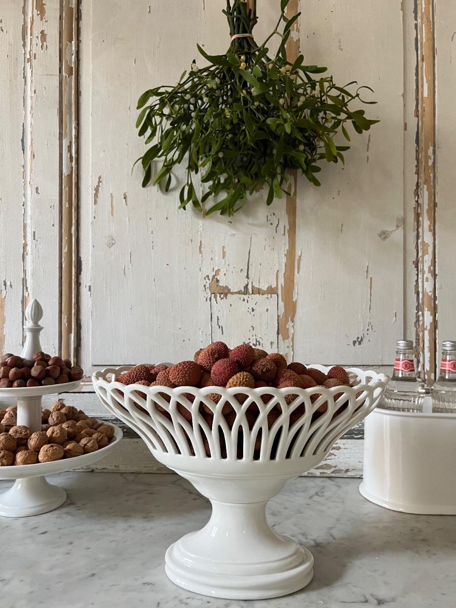 Large coupe oblongue XIXème Vieux Paris