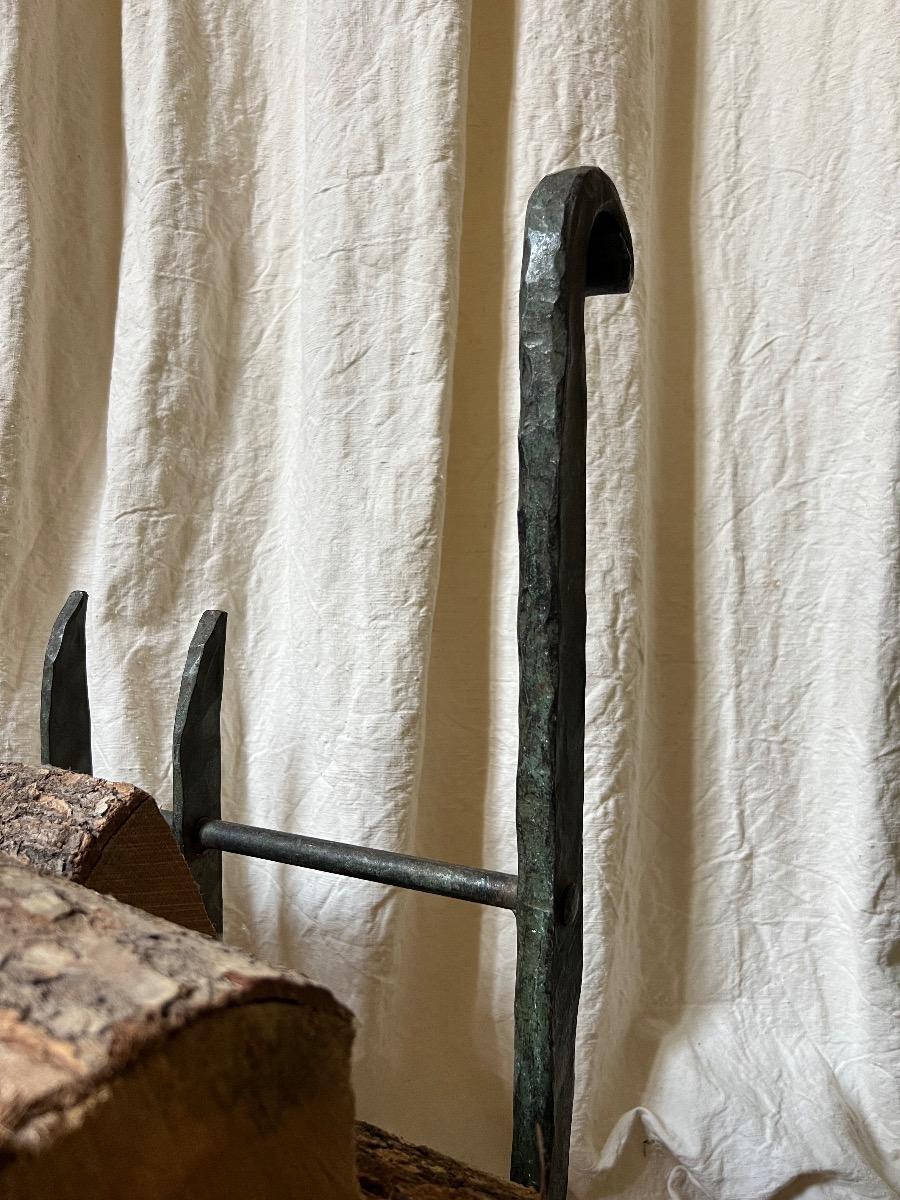 Berceau à bûches fer forgé 1920