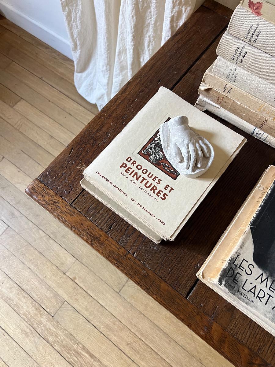 Sellette / desserte chêne XIXème