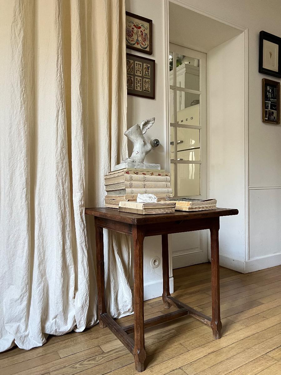 Sellette / desserte chêne XIXème