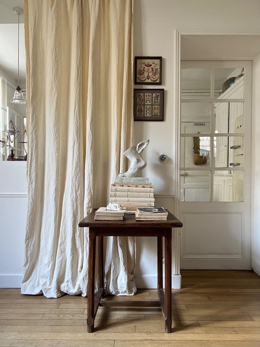 Sellette / desserte chêne XIXème