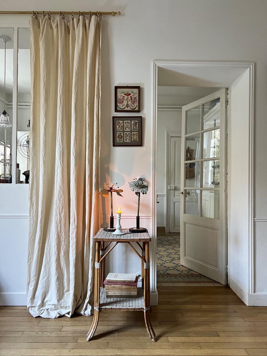 Sellette rotin tressé 1930