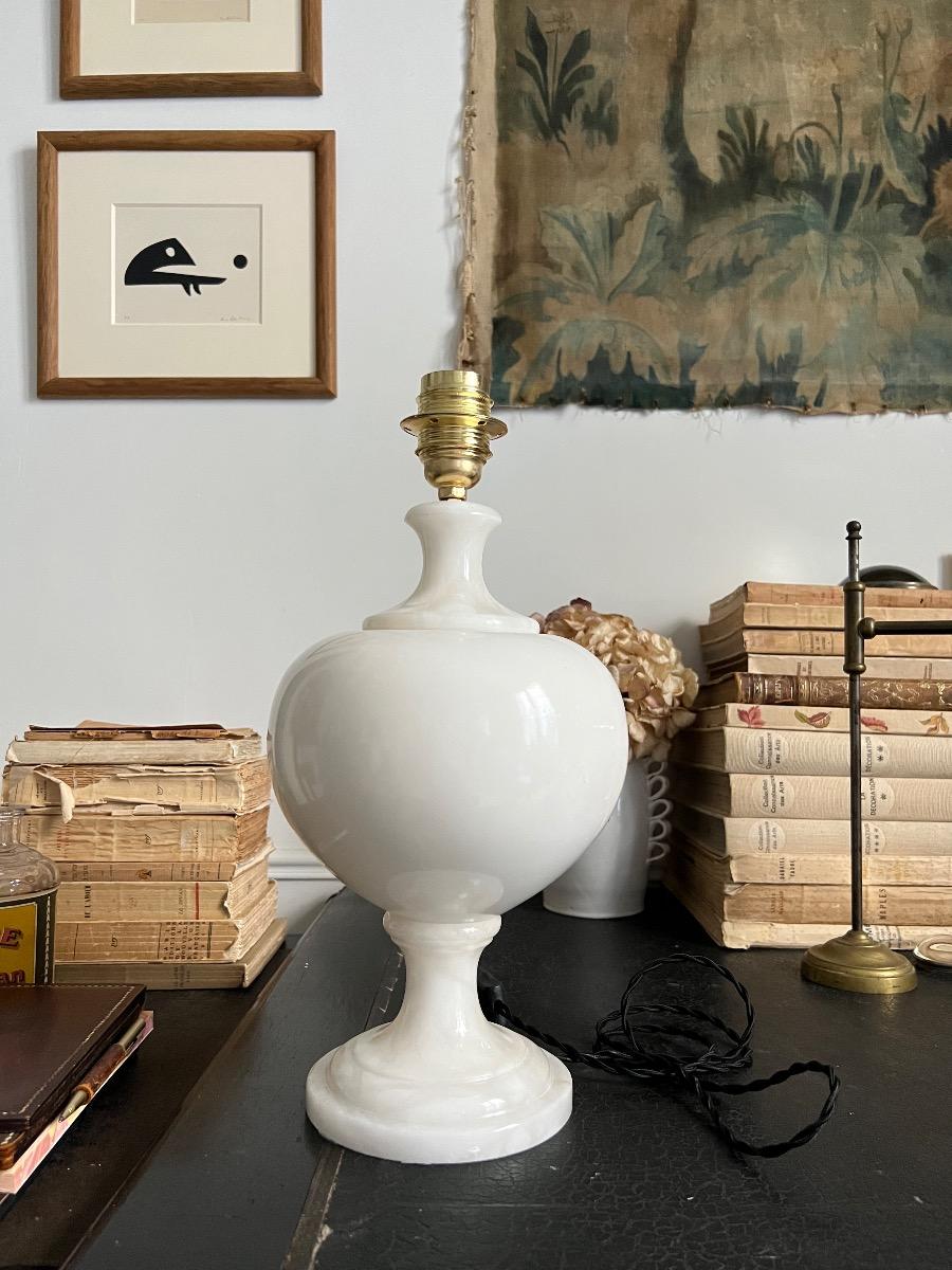 Lampe albâtre 1960