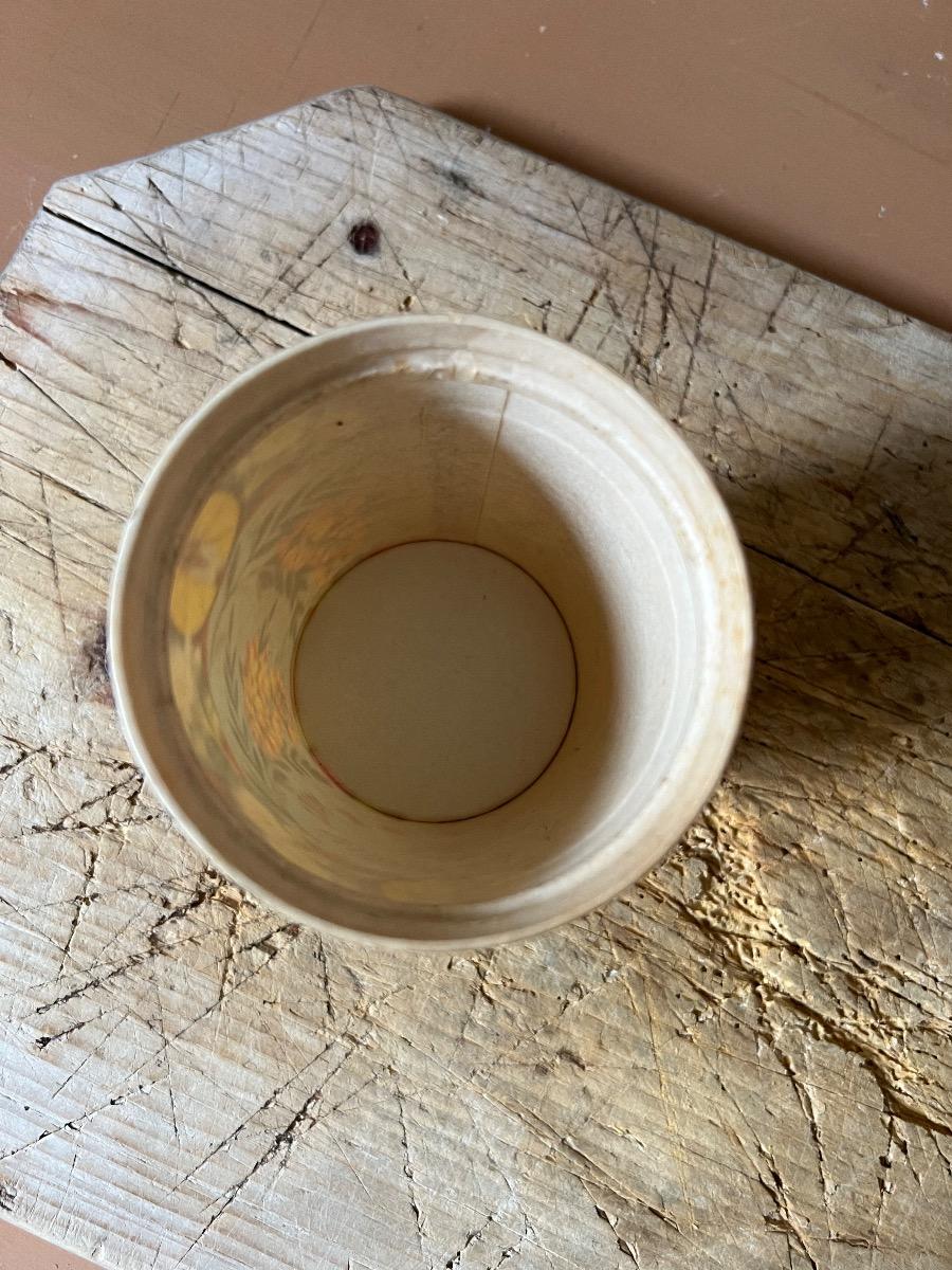 Suite 4 pots à miel carton paraffiné 1950