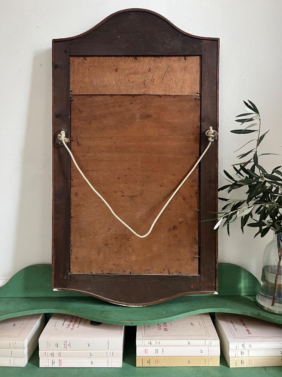 Miroir à parecloses verre églomisé 1940