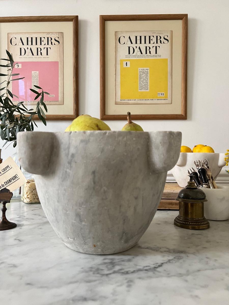 Grand mortier marbre XIXème