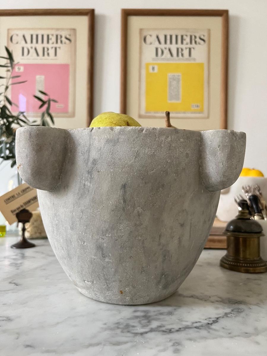 Grand mortier marbre XIXème