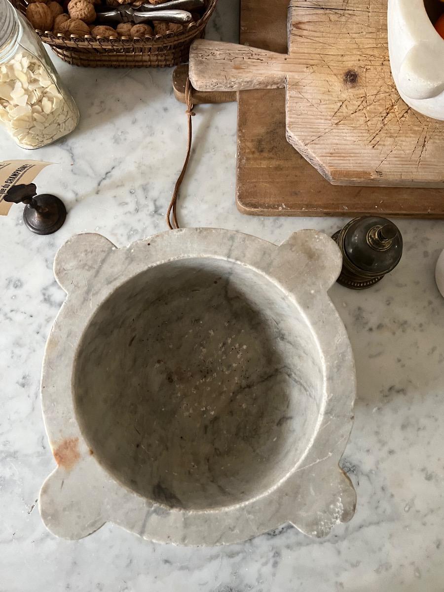 Grand mortier marbre XIXème