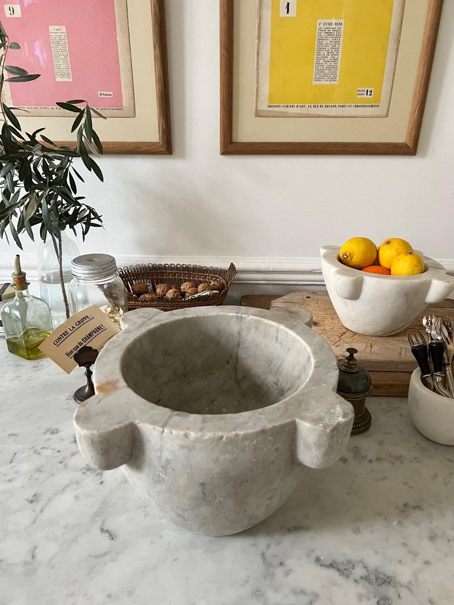 Grand mortier marbre XIXème