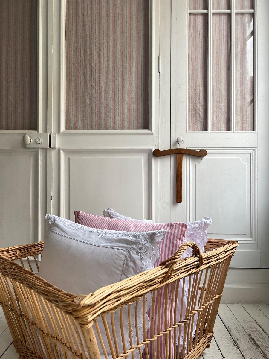 Grande corbeille osier 1940